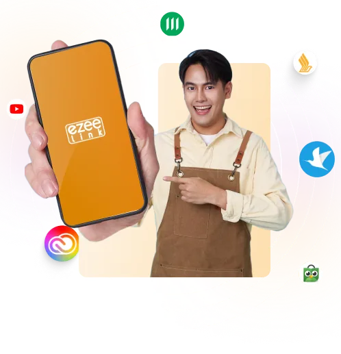 Merchant menggunakan Ezeelink untuk menerima pembayaran digital