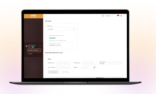 Aktivasi rekening offshore dan akses dashboard online Ezeelink