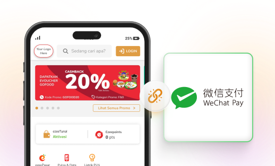 Aktivasi WeChat Pay Ezeelink di aplikasi merchant