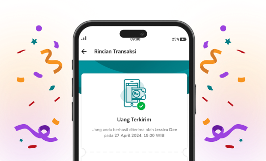 Konfirmasi transfer Remittance Ezeelink setelah uang terkirim