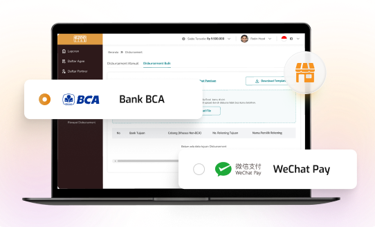 Pengaturan akun Direct API Ezeelink di dashboard merchant