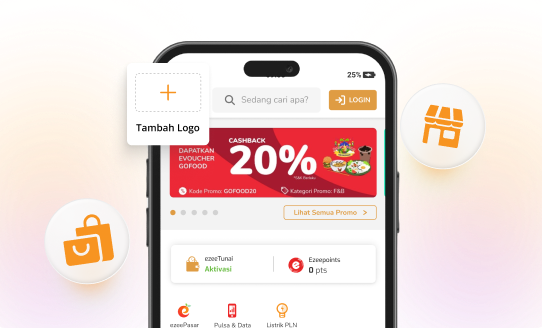 Pengaturan tampilan White Label Wallet sesuai identitas merek bisnis
