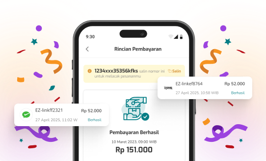 Transaksi E-Katalog Ezeelink berhasil diterima merchant