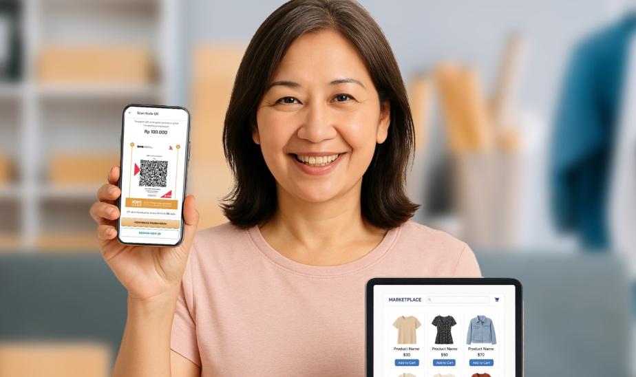 Ilustrasi biaya MDR QRIS untuk merchant