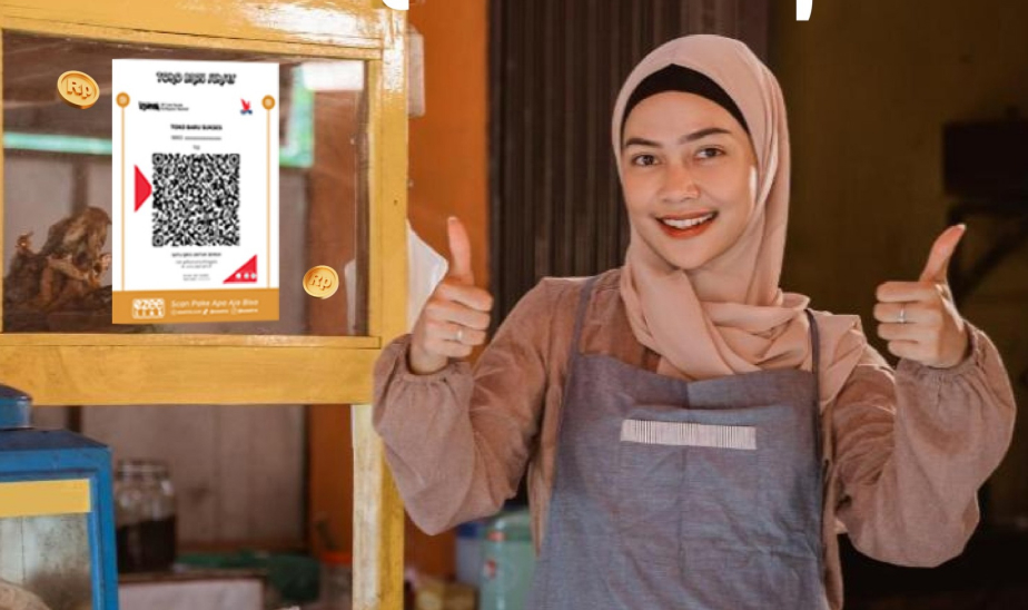 Pelaku usaha meningkatkan omzet dengan QRIS