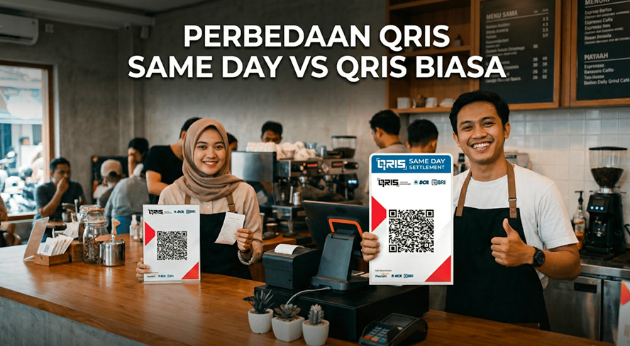 Perbandingan QRIS same day dan QRIS biasa untuk merchant