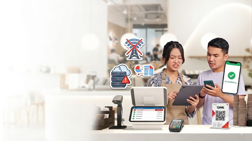 Ilustrasi dana QRIS belum masuk ke rekening merchant