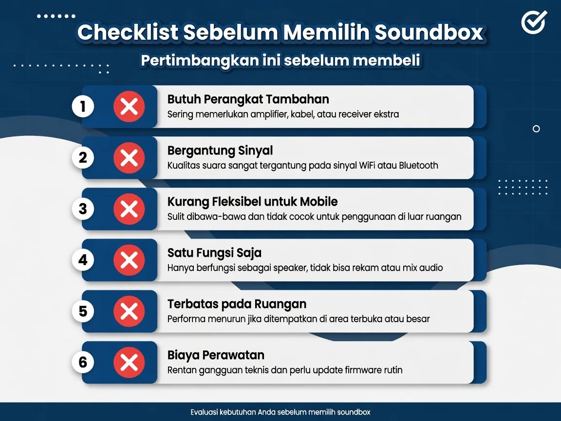 Diagram alur soundbox QRIS: scan QR, verifikasi PJP, sinyal ke speaker, pengumuman suara