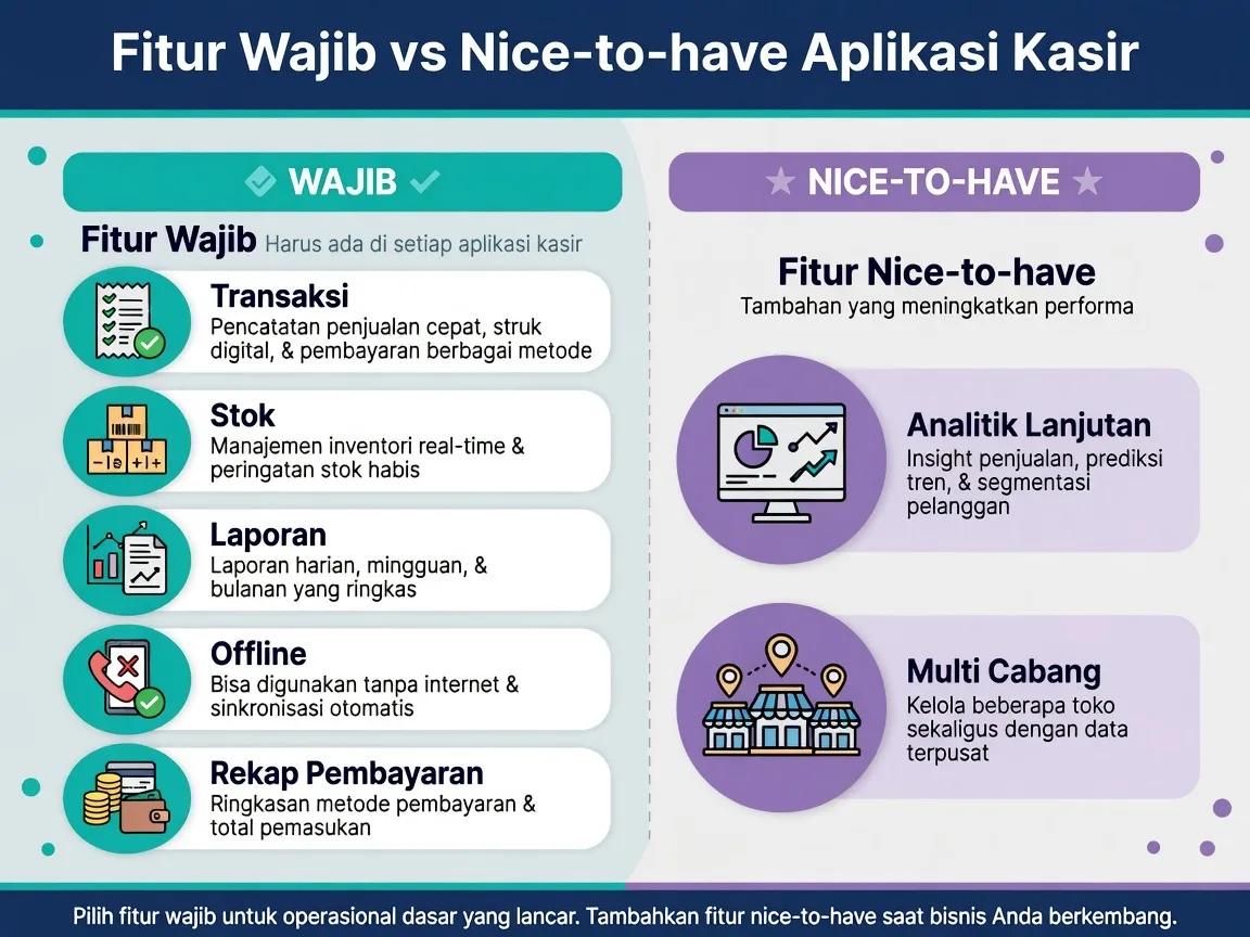 Diagram alur integrasi aplikasi kasir dengan pembayaran QRIS untuk rekonsiliasi otomatis