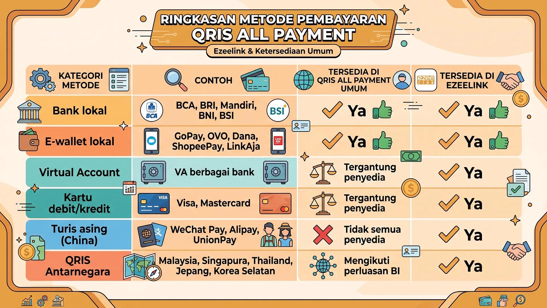 Perbandingan QRIS reguler vs QRIS all payment: laporan terpusat dan notifikasi otomatis
