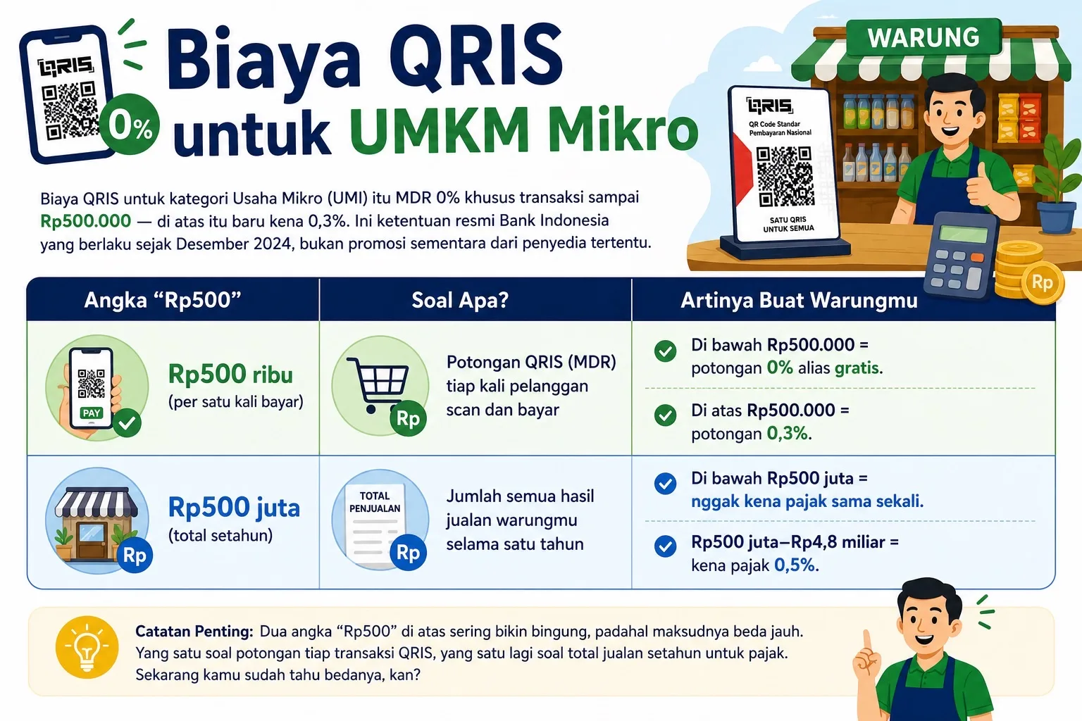 Tren pembayaran digital dan adopsi QRIS untuk usaha mikro Indonesia
