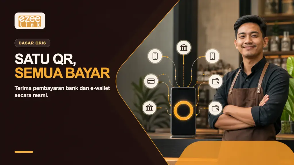 Satu QRIS resmi menerima pembayaran dari berbagai aplikasi bank dan dompet digital.
