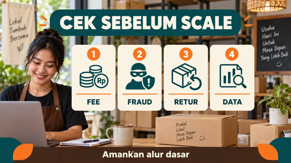Checklist risiko sebelum memperluas transaksi online