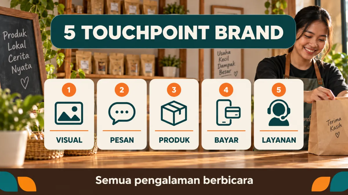 Lima touchpoint yang memengaruhi persepsi pelanggan terhadap brand