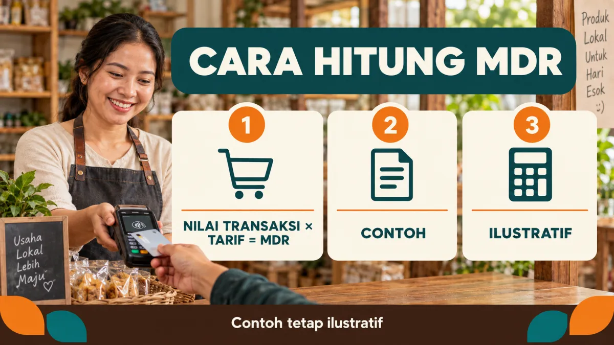 Formula sederhana untuk menghitung Merchant Discount Rate QRIS
